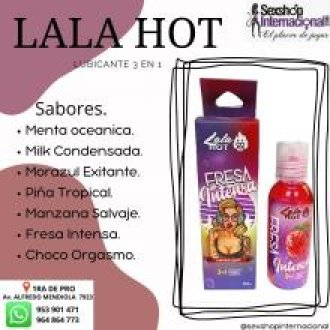 LALA HOT 3 EN 1 COMESTIBLE CALIENTA Y LUBRICA.